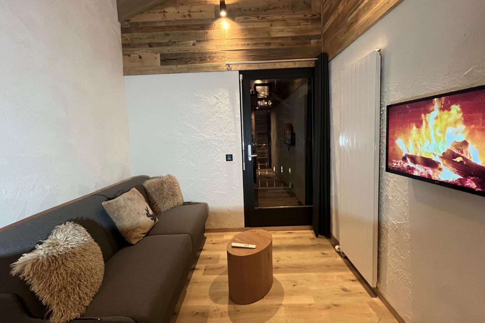 Les Cerfs - Appartement & Studio - Anzère Eksteriør bilde