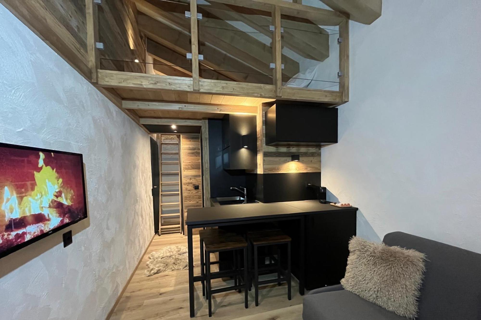 Les Cerfs - Appartement & Studio - Anzère Eksteriør bilde