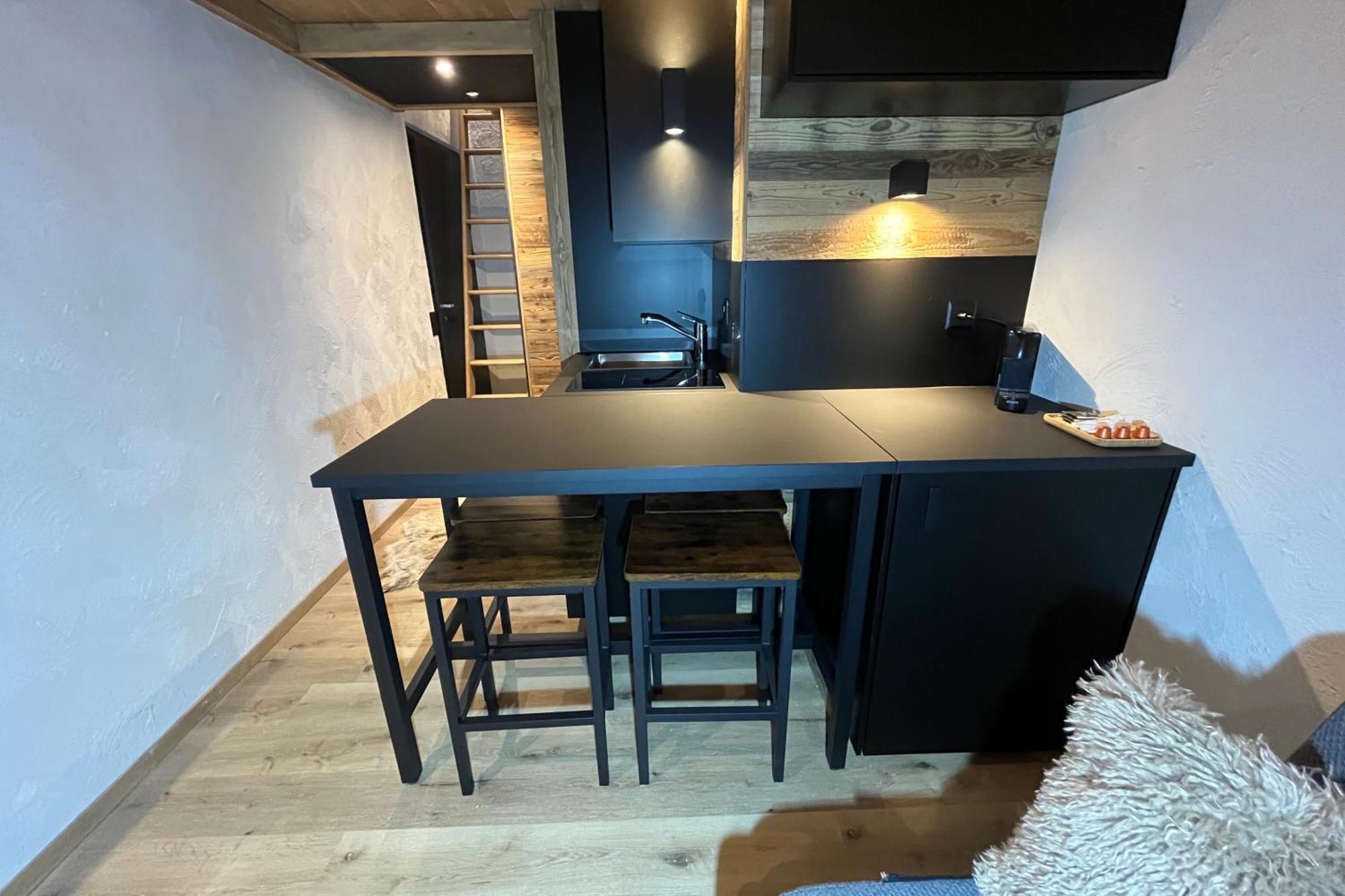 Les Cerfs - Appartement & Studio - Anzère Eksteriør bilde